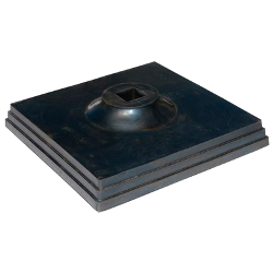 Подставка резиновая 350*350*50 мм, 7 кг