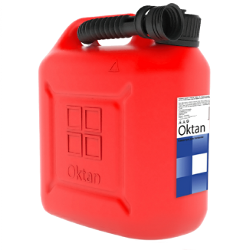 Канистра ГСМ 10 л пластиковая, красная