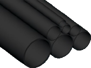 Трубы НПВХ для электропроводки черные Труба НПВХ черная