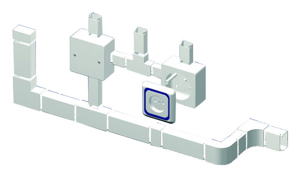 Кабель-канал белый Кабель-канал схема прокладки
