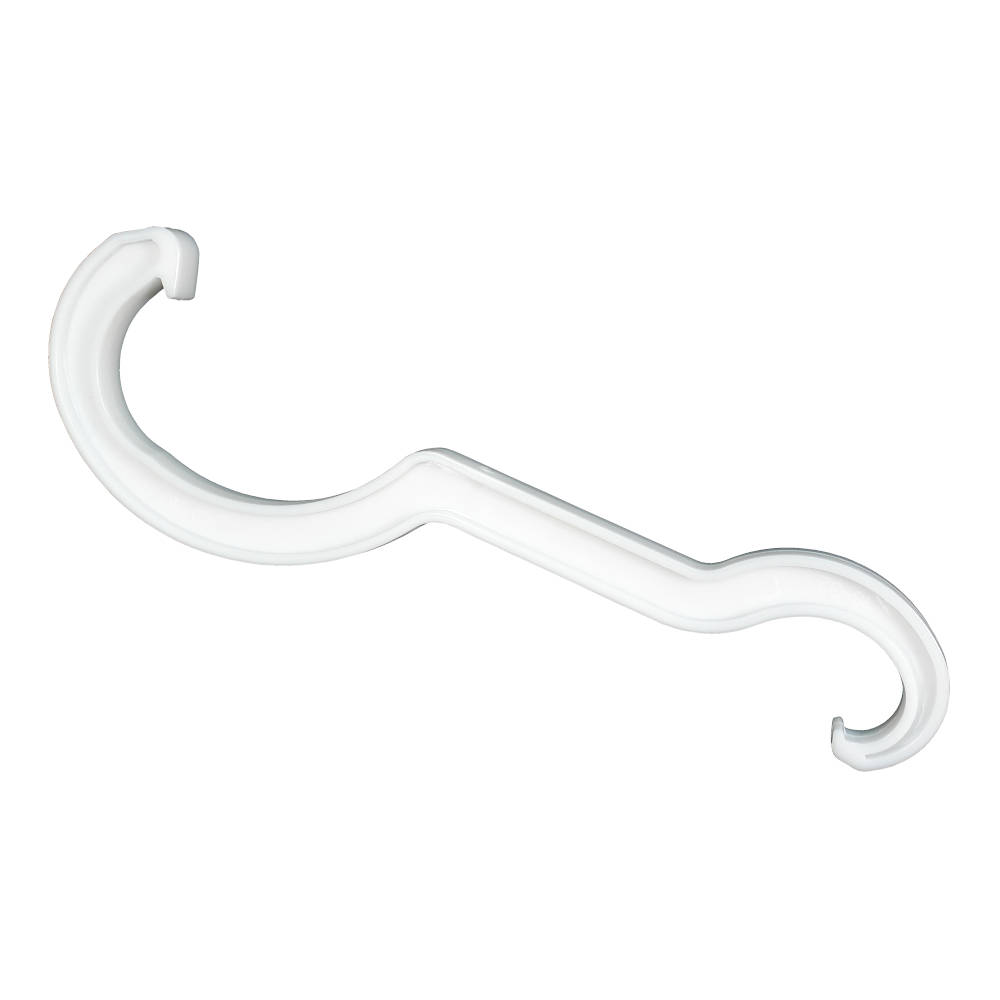 Ключ для компрессионных фитингов пластиковый 16-75мм (белый)